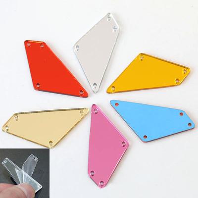 Akrylový ruční ševový vrták, zrcadlo speciálního tvaru s plochým dnem, DIY dekorace oděvů, šperky, zrcadlové doplňky, ševový vrták