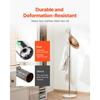 VEVOR Coat Rack, Freestanding Coats Rack Stand with Stable Marble Base & 8 Hooks, Free Standing Hall Coat Tree for Entryway, Bedroom, Office