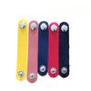 10pcs Faux Leather Data Cable Earphone Cable Faux Leather Tie, Without Battery, for Cable