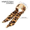 Leopardenmuster Damen Armband Verstellbares Manschettenarmband Retro Seidenschal Armband Damen