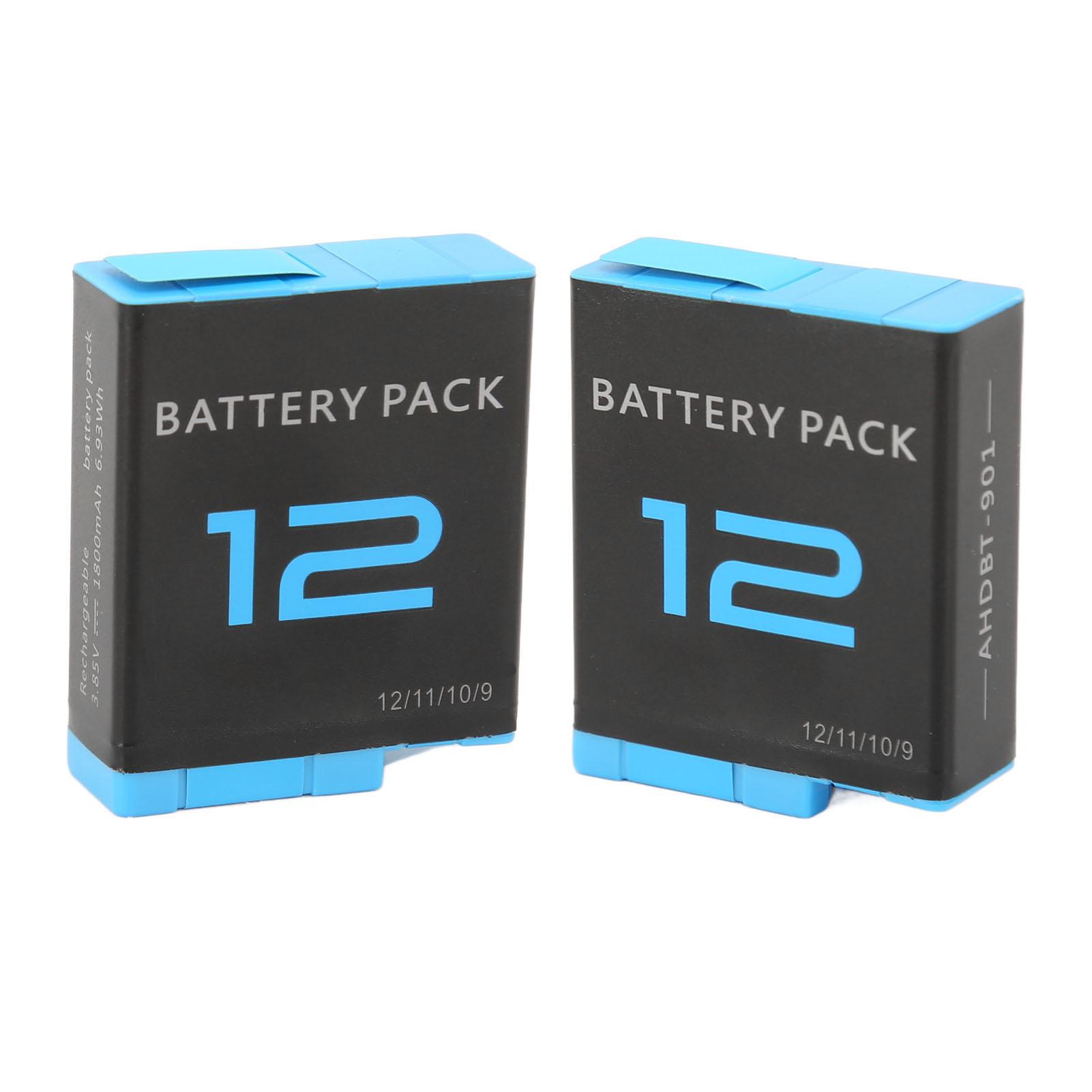 

2 шт. сменная батарея для камеры профессиональная 1800 мАч перезаряжаемая литий-ионная батарея для действий