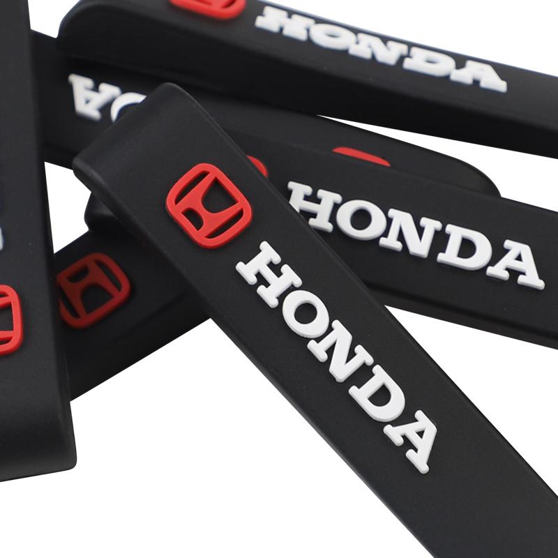 6Pcs Car Silicone Anti-collision Strip Door Rearview Protection Pad For Honda Civic Accord Crosstour Spirior Odyssey Avancier JS1