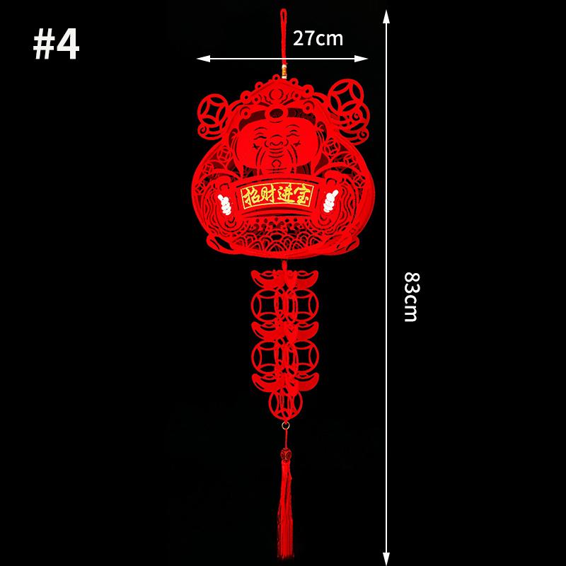 2026 Spring Festival Hanging Ornament The Year of Horse Chinese New Year Decoraitons 2026 Wall Hanging Lanterns Decor