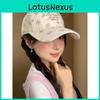 Cotton Baseball Cap With Curved Brim And Adjustable Fit For Sunshade And Breathability