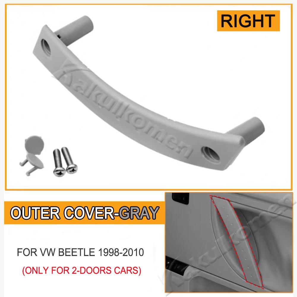 1/2PCS LHD RHD Car Interior Left Right Door Pull Handle Cover Panel Replacement For Volkswagen VW Beetle 1998-2010 1C0867171A2QL