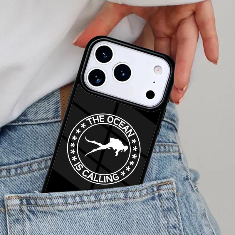 Scuba Diver Diving Phone Case for iPhone 17ProMax 12 13 14 15 16e 17 Pro Max Plus Air Cover