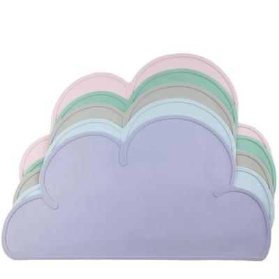 Wolken-Platzset Silikon Kreativ Kinder Anti-Verschütten Rutschfeste Matte Tischuntersetzer Tischdekoration Zubehör Küche Cozinha Cocina