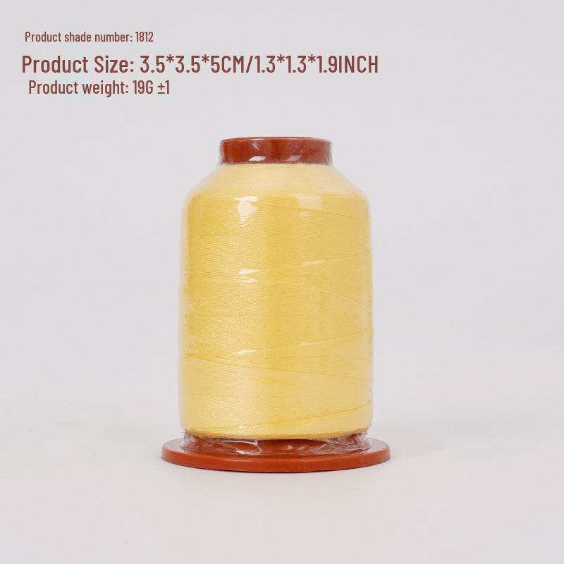 Polyester Sewing Thread: 100 Colors, 500 Yards, Fine Two-Strand, High-Speed, for Hand Sewing