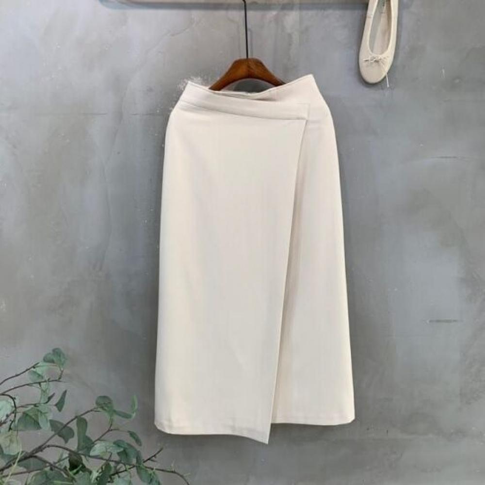 C S In The Room A lIne Slit wrAp Long Skirt 3 ColorS
