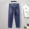 Jeans in großen Größen Jeans mit schmalem Bein Lockere Haremshose für Damen Neun-Minuten-Hose Hose mit hoher Taille Jeans in Übergröße mit Karottenhose mit bequemer Taille