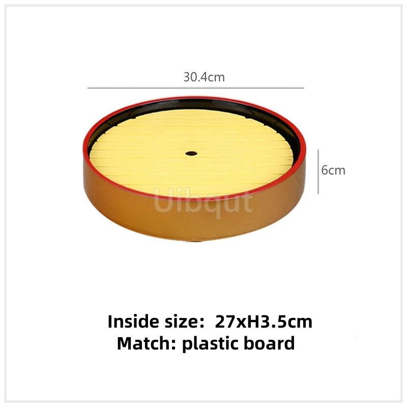 Japanese sushi bucket cuisine sashimi raw fish seafood dish fruit dish food Salmon Ice Plate Ice Saucer round tray tableware art