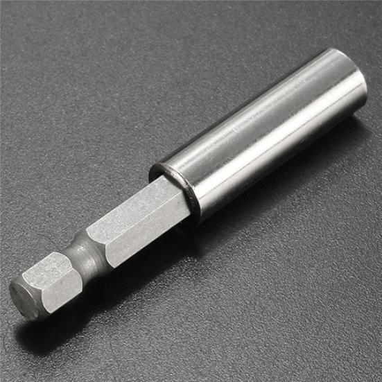 1Pc 1/4 Inch Quick Change Hex Shank Drill Bit Holder Magnetic Extend Socket