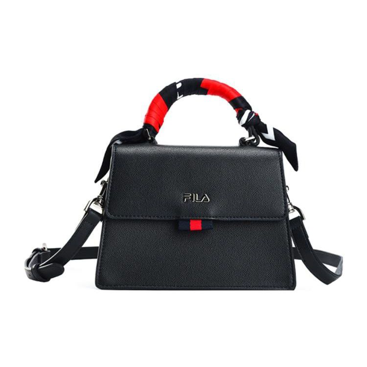 FILA Casual Fashion Letter Logo PU Shoulder Crossbody Tote Bag Women bags Legendary-Blue F13W231162F-NV Legend Blue