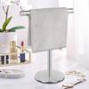 T-Shape Bath Towel Stand Modern Style Hand Towel Holder Durable Bathroom Towel Hanger  Laundry Room