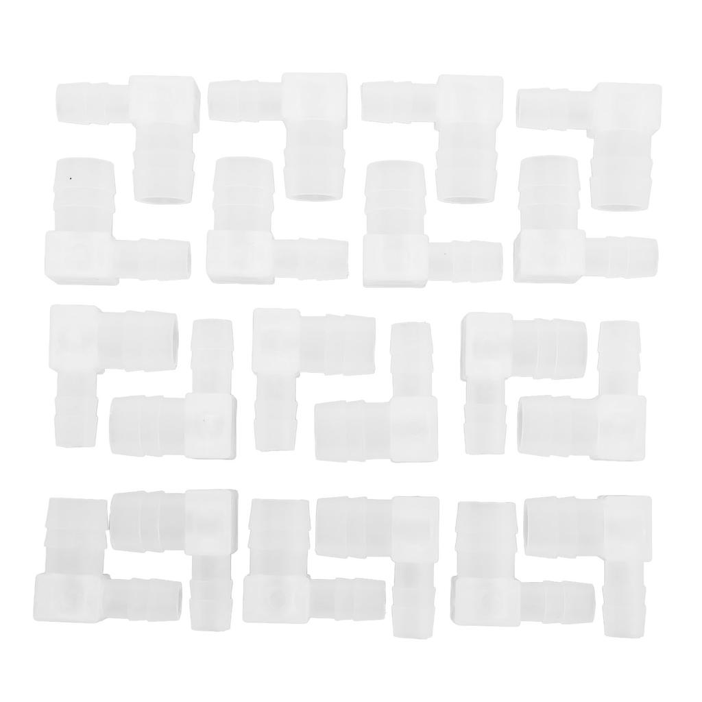 20 stk Akvarieslangeadapterfittings Profesjonell Sikker 90 Graders Albue L-kobling for Akvarium