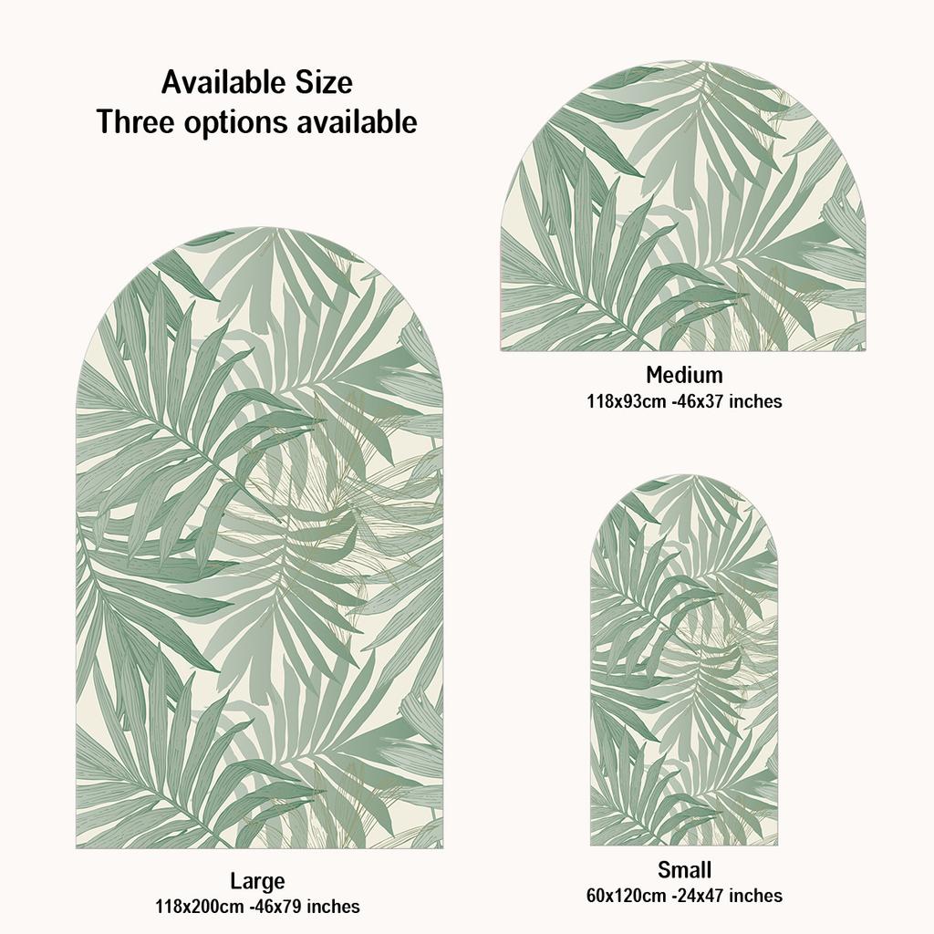 Creative Plants Nordic Simple Arch Bedroom Living Room Entrance Home Decoration Wall Sticker Self-Adhesive Wall Sticker