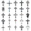50pcs Dark Retro Gothic Waterproof Stickers for Thermos Cups & Luggage