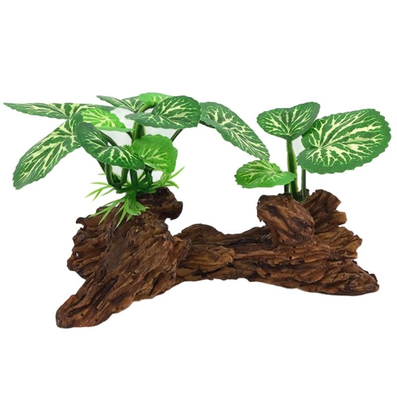 Life Like Tree Root Aquariums Ornament Easy To Clean Resin Fishtanks Landscape Decoration for Safe Fish Shrimp Habitats