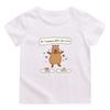 Kids Short Sleeve T Shirt Cute Hugging Capybara With Funny Text Print Crew Neck Tee Lovely Animal Graphic Casual Kids Daily Top