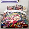 3pcs Duvet Cover Set (1*Duvet Cover + 2*Pillowcase, Without Core), Sailor Moon Print Soft All‑Season Bedding Set, Home Bedroom Decor Gift