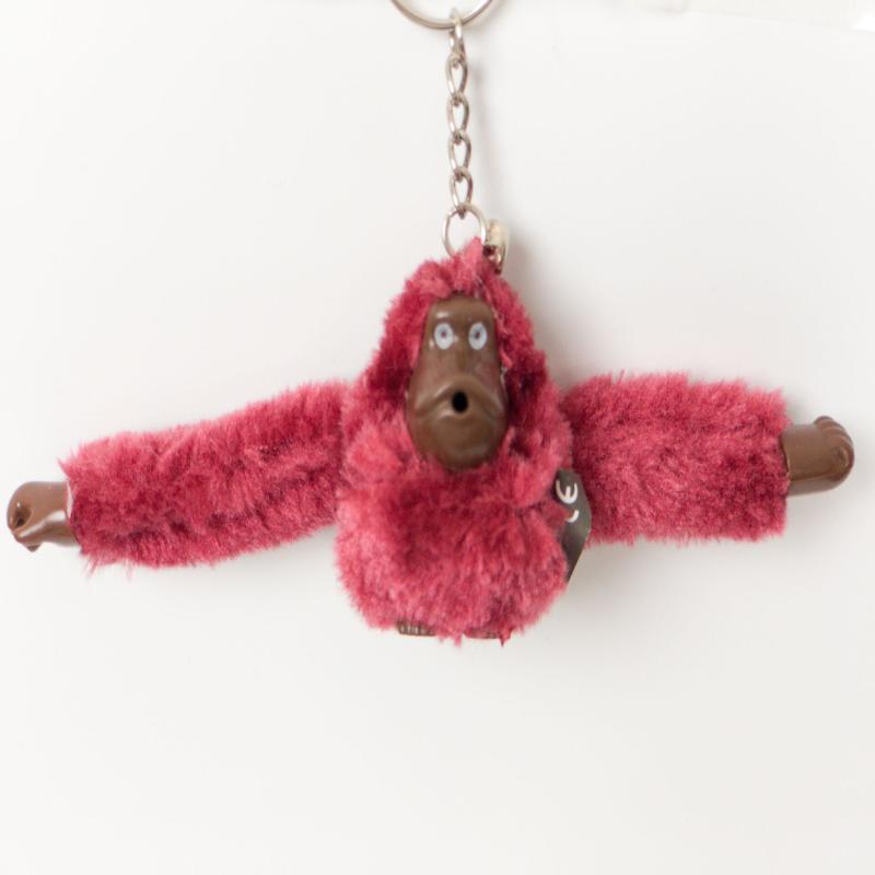 Cute Long-Tailed Monkey Key Chain Cartoon Cute Monkey Keychain Plush Toy Doll Bag Accessories Gift For Children
