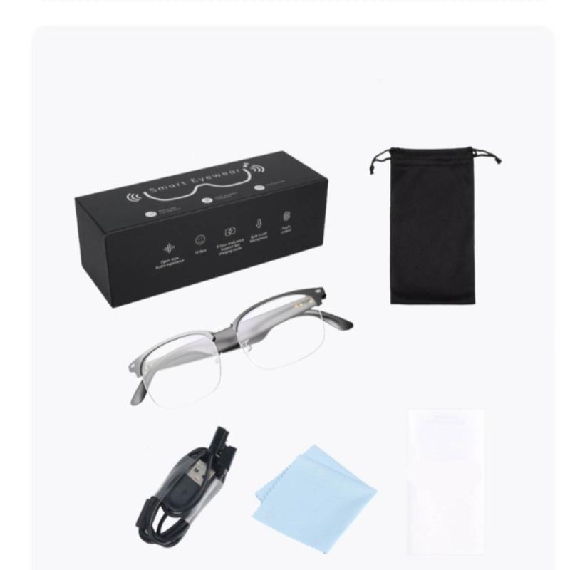 Hands Easy Glasses with Screen Voice Commands 8Hrs Battery Ergonomic Eyewears for Outdoor Travel Office Use