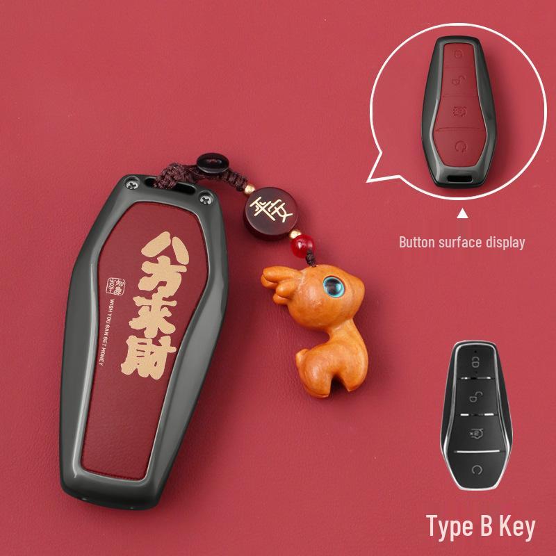 BYD Han Schlüsselabdeckung für Seagull, Song Plus, Dolphin, Tang, Yuan Pro, Qin Plus DMI, Tang und Destroyer 05