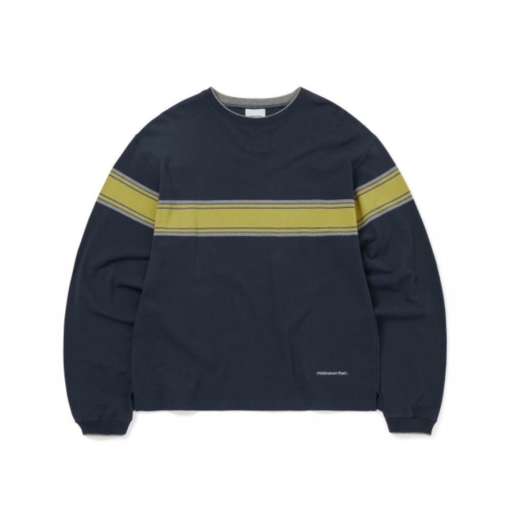 ThiSiSneverthat Pk Line L S Tee Navy M