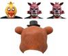Máscara de Látex para Adulto de Five Nights At Freddy's con Estilo Freddy Chica Bonnie Foxy