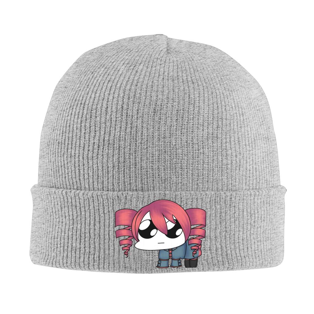 Triple Baka Kasane Teto  Beanie Hats  Bonnet Hats Female Male Vintage Kpop Knitting Hat Autumn Winter Thermal Elastic Caps