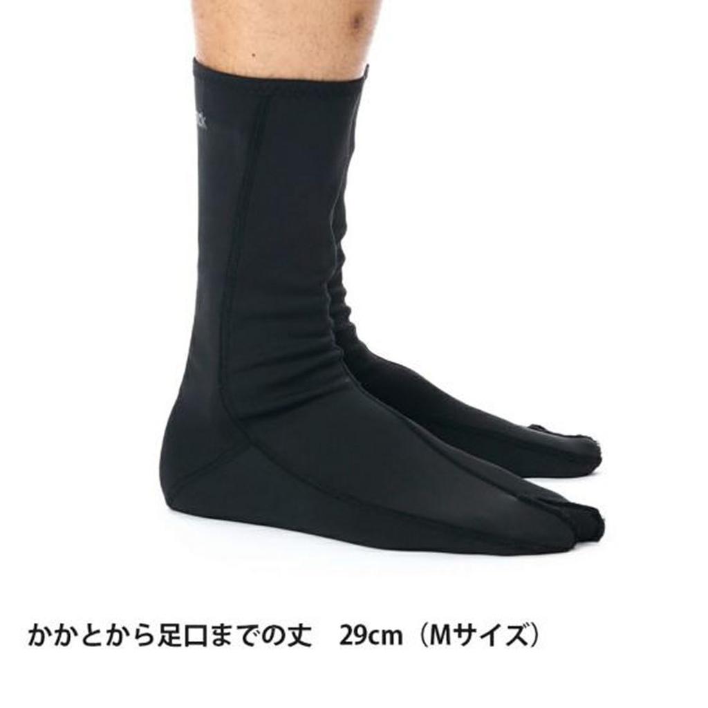 Flood Rush Tabi Socks / FWU0101 Black Medium