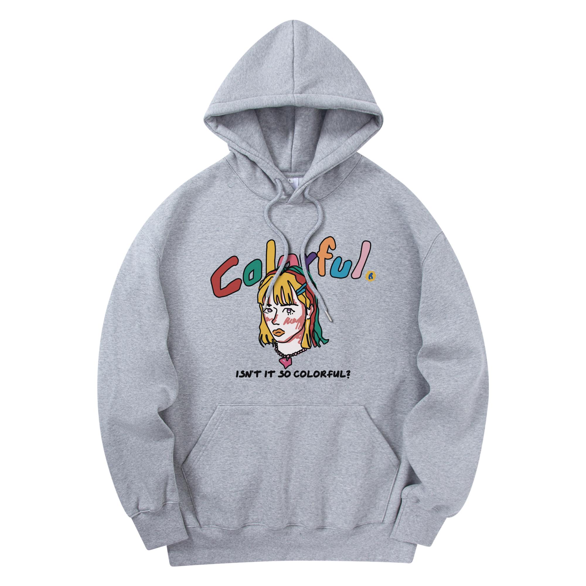 Radineo Colorful Hoodie Gray Gray (Gray)/L