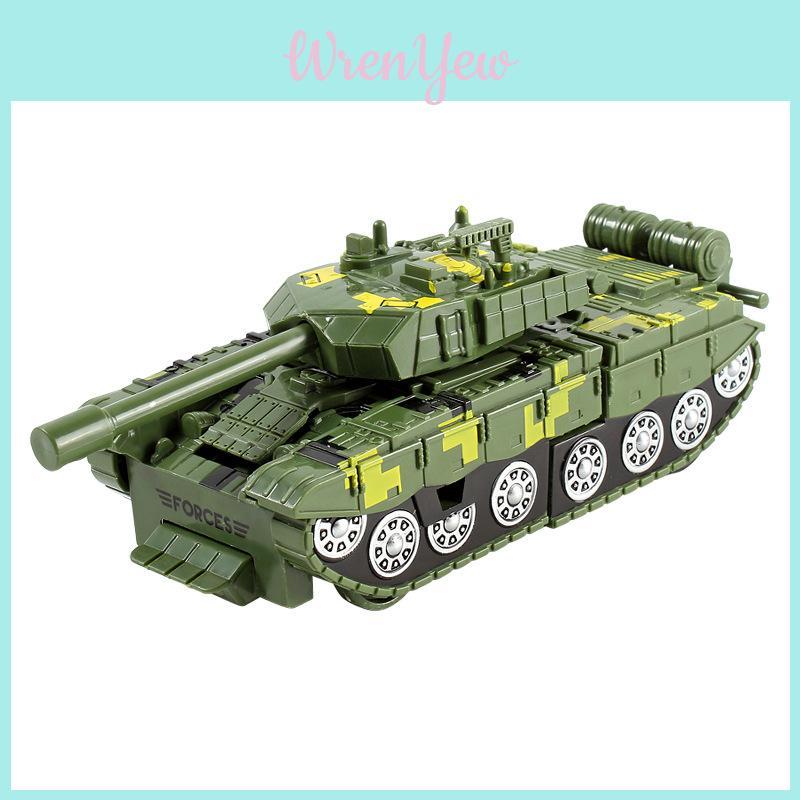 Dětský hračka tank setrvačný deformační model s transformací jedním tlačítkem pro vzdělávací hru