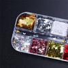 1 Box Nail Decoration Sequins Nail Jewelry 12 Grid Laser Symphony Butterfly Sequin DIY Nail Accessories