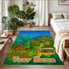 Crystal Velvet Rug Custom Name Text, Soft Non Slip Floor Mat Home DecorStardew Valley