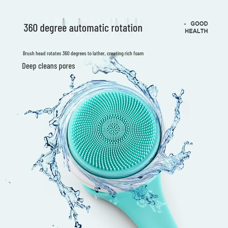 Rechargeable Long-Handle Electric Bath Brush & Vibration Massager