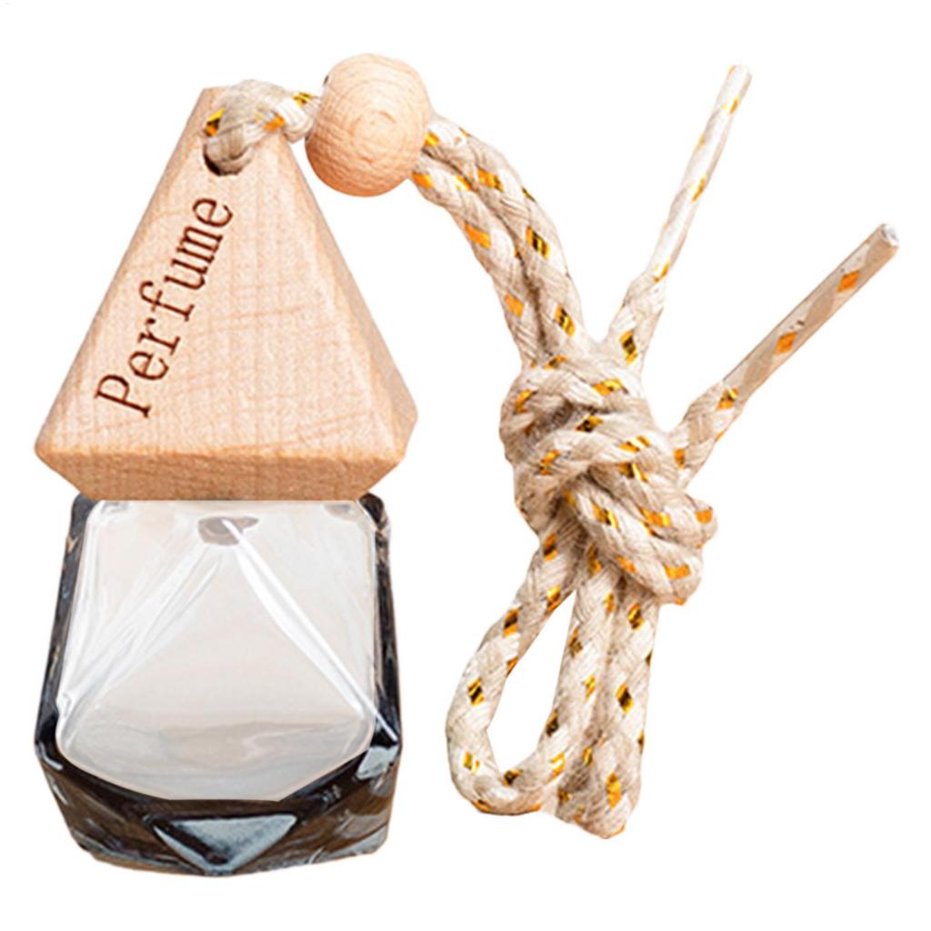 Car Diffuser Empty Bottles Colorful Car Air Freshener Perfume Bottle Triangular Cap 8ML Car Air Freshener Bottle Empty Hanging