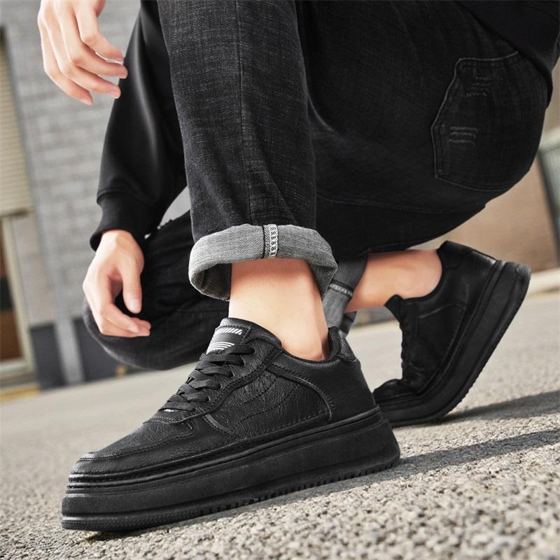 Nové Pánské Klasické Módní Nízké Tenisky na Skateboarding s Tlustou Podrážkou Pohodlné Měkké Podrážky Basketbalové Tenisky