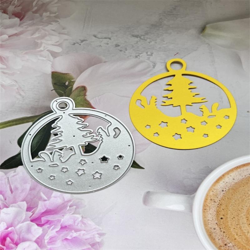 Christmas Pendant Metal Cutting Dies DIY Craft Carbon Steel Embossing Template Stencil Scrapbooking for Card Die Cuts