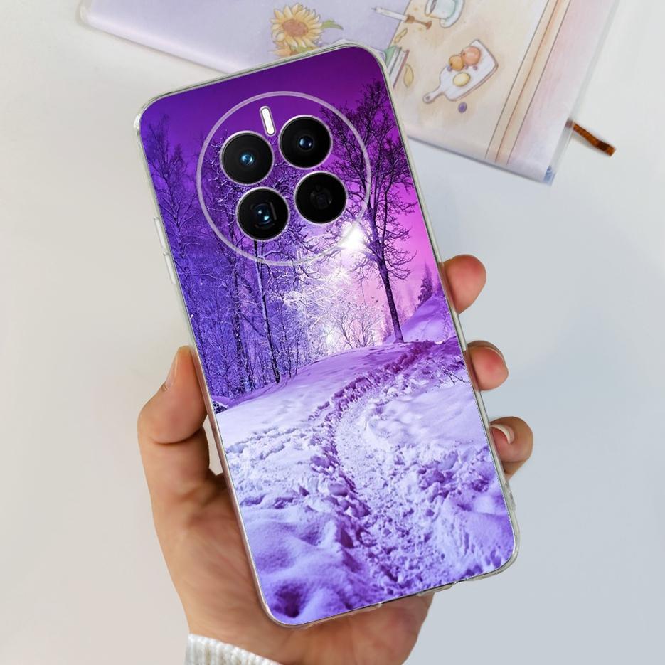 For Huawei Mate 50 Pro Case Stylish Butterfly Flowers Soft Slim Fundas Phone Case For Huawei Mate 50 Mate50 Pro Back Cover Coque