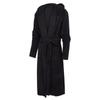 Men's Winter Plush Lengthened Shawl Bathrobe Home Clothes Long Sleeved Robe Coat