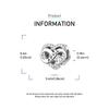 S925 Silver Zodiac Birthstone Fashion Heart Month DIY Beaded Jewelry Making Kit Accessories Set