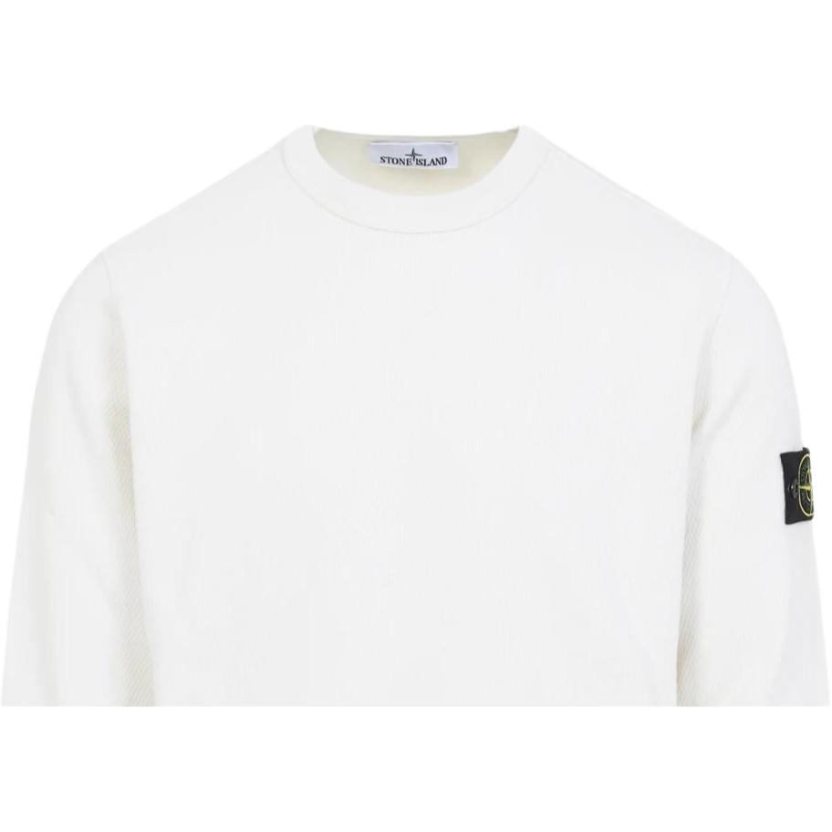 STONE ISLAND Ss26 Solid Color Crew Neck Pullover Long Sleeve Sweatshirt Men Sweatshirt L1S156100011S0297V0093