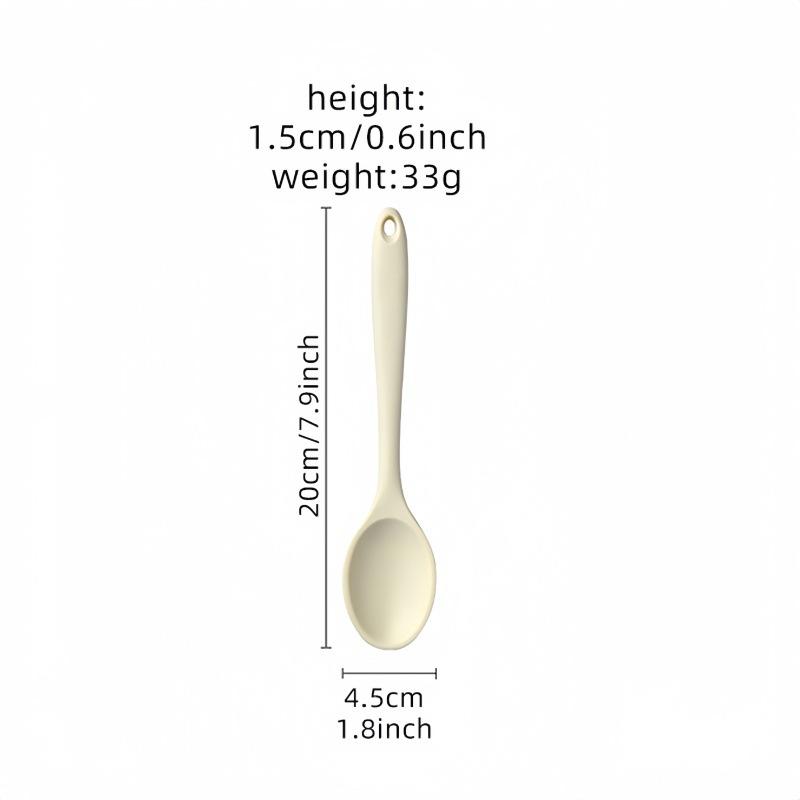 Mini silicone kitchenware set home small baking tools food spatula oil brush scraper set kitchen tools.