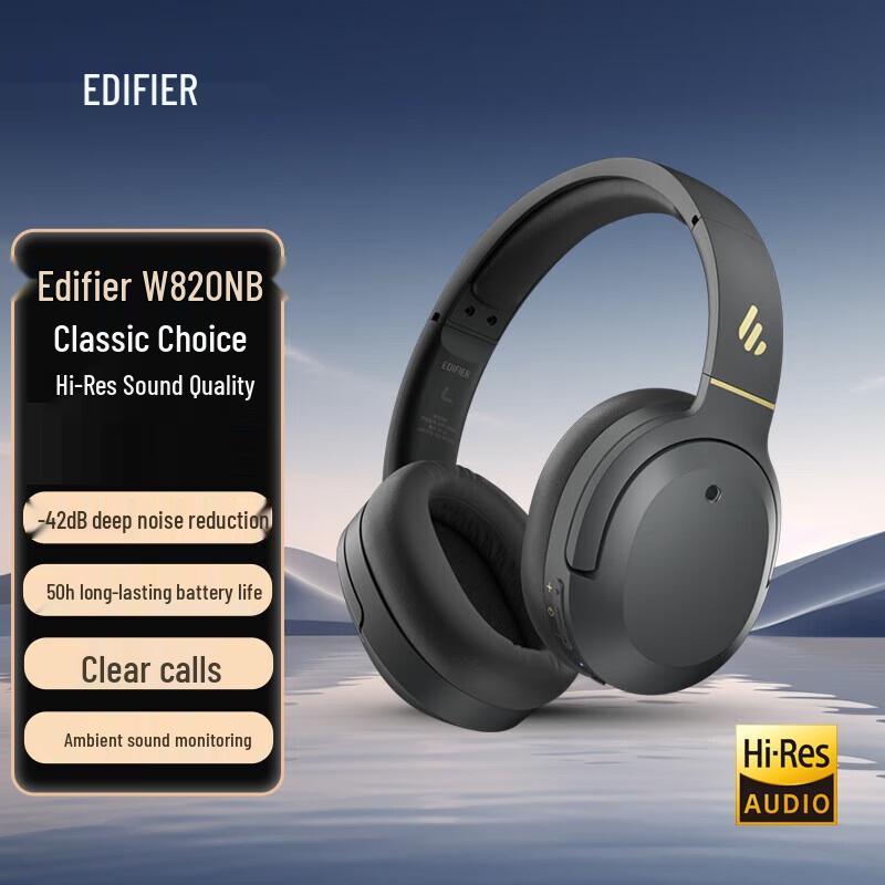 Edifier W820NB Classic Edition Active Noise Cancelling Headphones