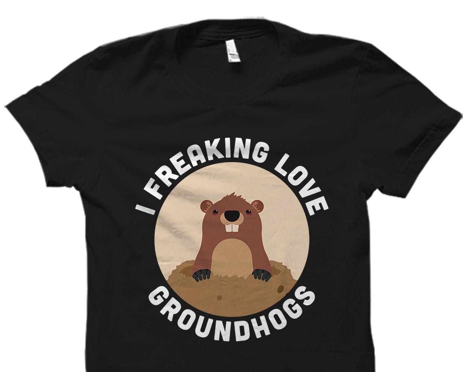 Groundhog Shirt Groundhog Day Shirt Groundhog Day Tshirt Groundhog T-Shirt Funny Shirt Groundhog Gift Groundhog Day Tee Ground Hog #OS3561 S
