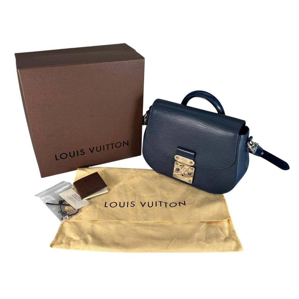 LOUIS VUITTON Eden PM M40652 Shoulder Bag blue Women used
