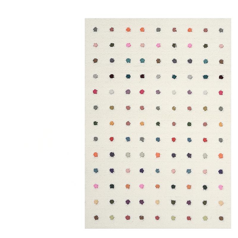 Nordic Ins Colorful Polka Dot Carpet For Living Room, Bedroom, Bedside, Children's Room And Home Decoration