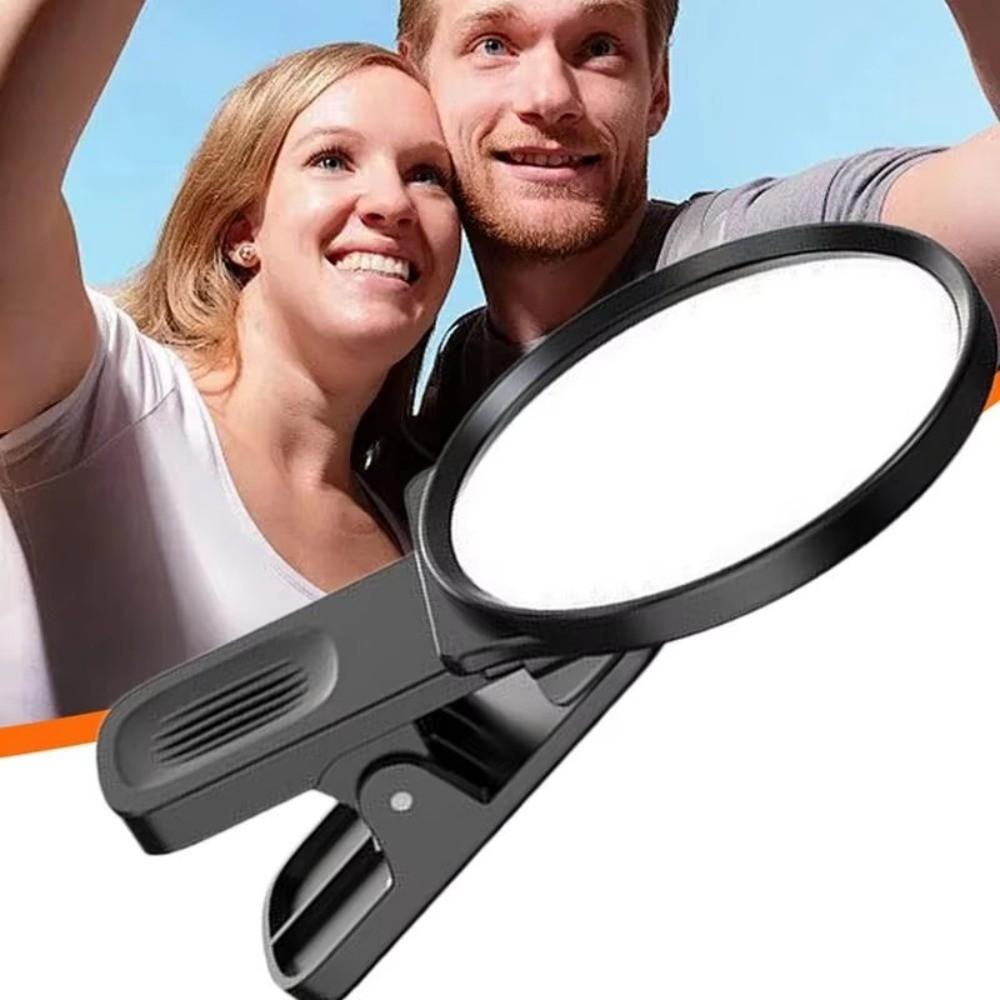 Clip-on Phone Rear Camera Selfie Mirror Portable Office Desk Mirror  Office Desk