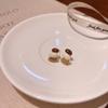Hong Kong Retro Drip Glaze Twisted Bean Earrings for Women - Unique Design, Versatile and Stylish